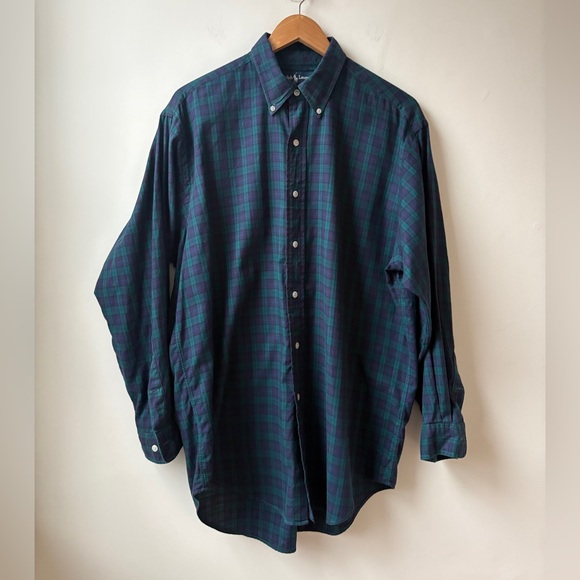 Vintage Polo by Ralph Lauren Plaid Button-Down Shirt - Picture 9 of 11